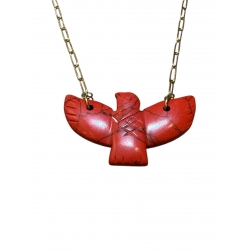 Collier aigle rouge